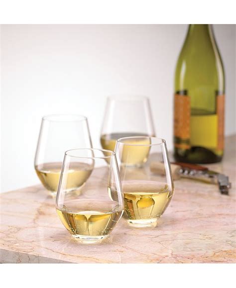 lenox wine glasses stemless|lenox white wine glasses.